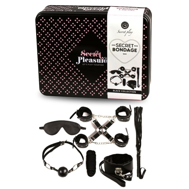 Secretplay BDSM Set 8 -teilig Schwarz