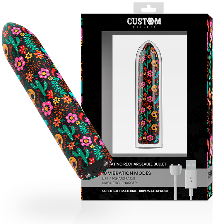 Custom Bullets FLORAL wiederaufladbar BULLET 10 Intensitäten