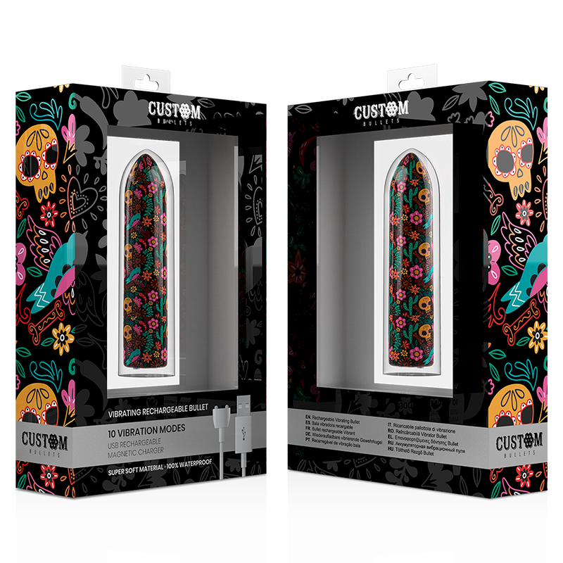Custom Bullets FLORAL wiederaufladbar BULLET 10 Intensitäten