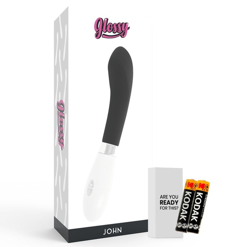 Glossy John Vibrator Schwarz