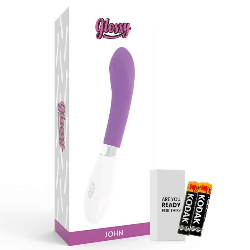 Glossy John Vibrator Lila