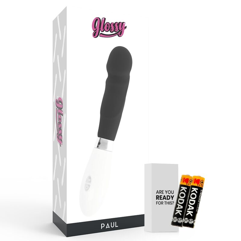 Glossy Paul Vibrator Schwarz