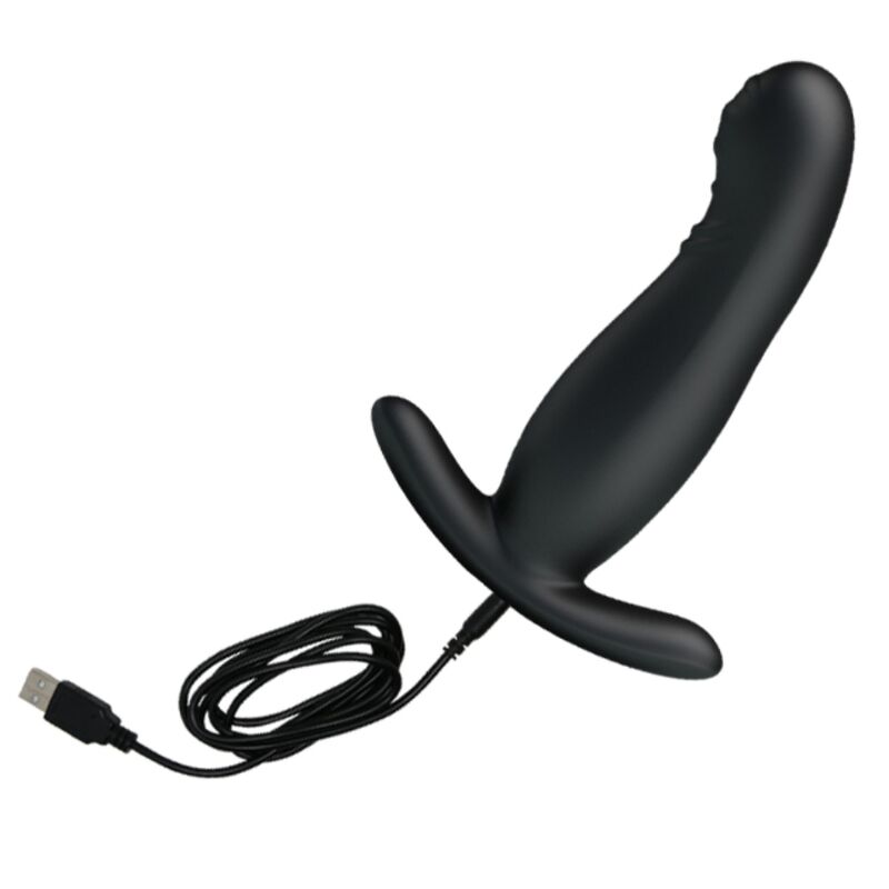 Mr. Play Wiederaufladbarer Prostatamassager – schwarz, Silikon
