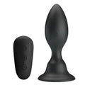 Mr. Play Anal-Plug mit Vibration und Fernbedienung – schwarz