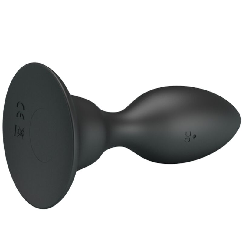 Mr. Play Anal-Plug mit Vibration und Fernbedienung – schwarz