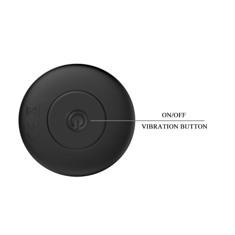 Mr. Play Anal-Plug Vibrator – wiederaufladbar, schwarz, Silikon