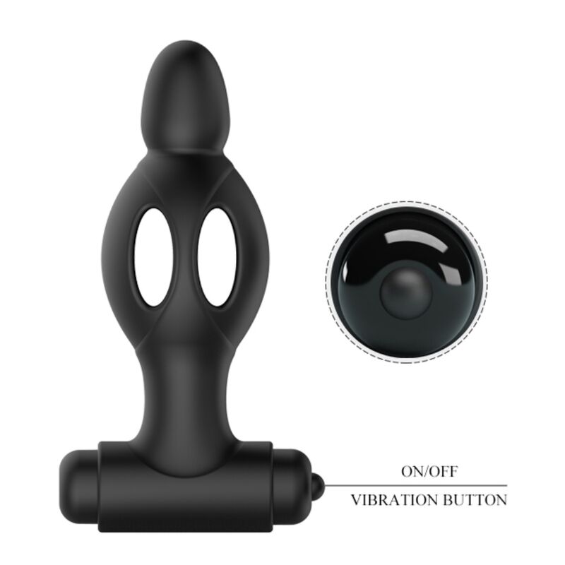 Mr. Play Silikon Anal-Plug mit Vibration – 11,8 cm