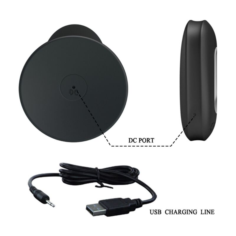 Mr. Play Anal-Plug 12-Modus Vibrator mit Fernbedienung – schwarz