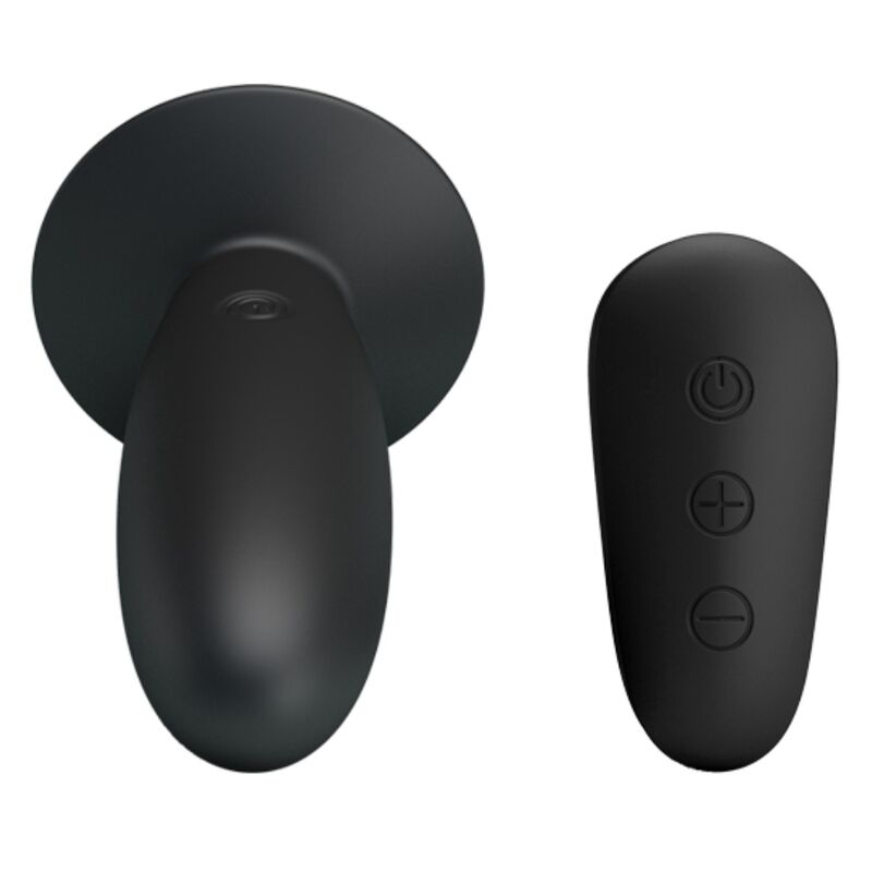 Mr. Play Anal-Plug 12-Modus Vibrator mit Fernbedienung – schwarz
