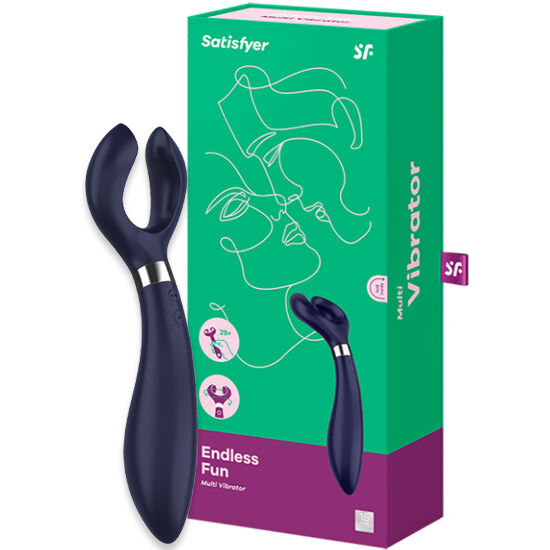 Satisfyer Partner Endless Fun Multi Vibrator 3 Blau