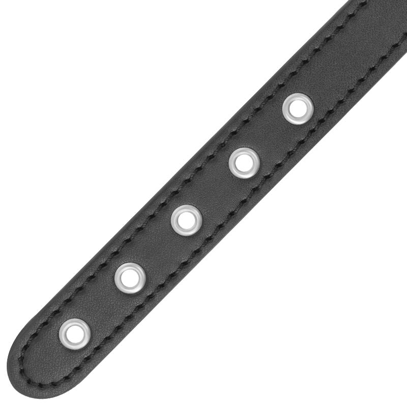 Darkness Penisring mit Leine und Metallkette – BDSM