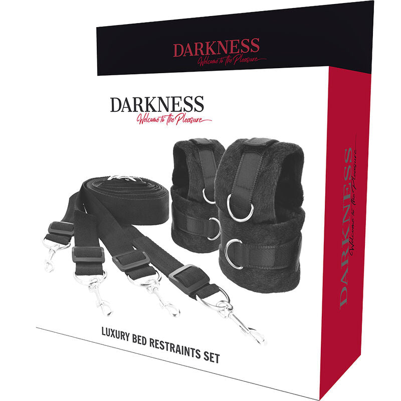 Darkness Bett-Fesselset – Neopren, 4 Kontaktpunkte