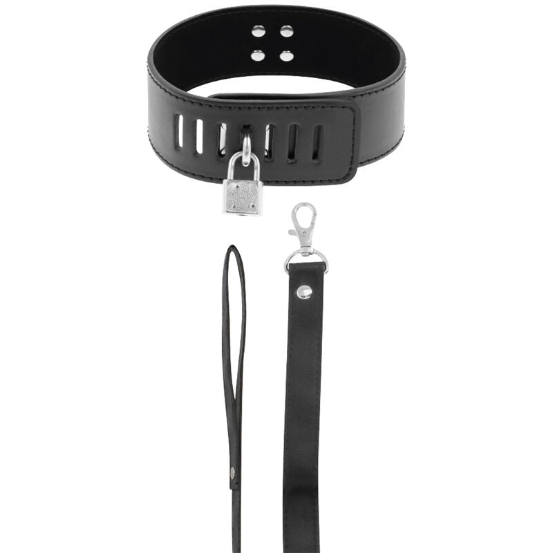 Darkness Bdsm-halsband mit Schwarzem Schloss
