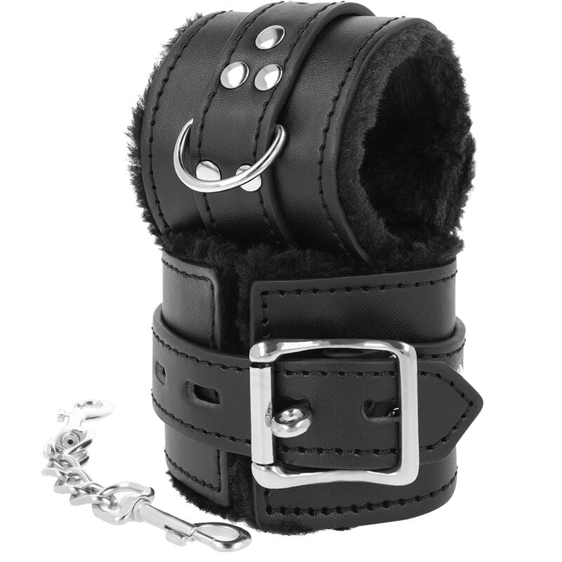 Darkness Schwarz Gefütterte Bdsm-handschellen