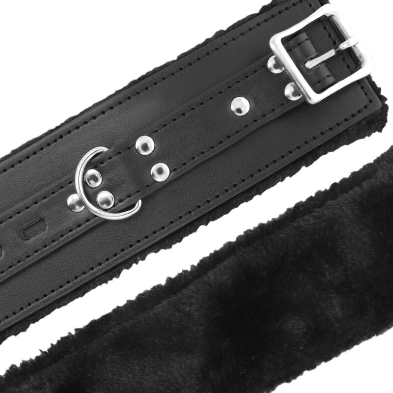 Darkness Schwarz Gefütterte Bdsm-handschellen