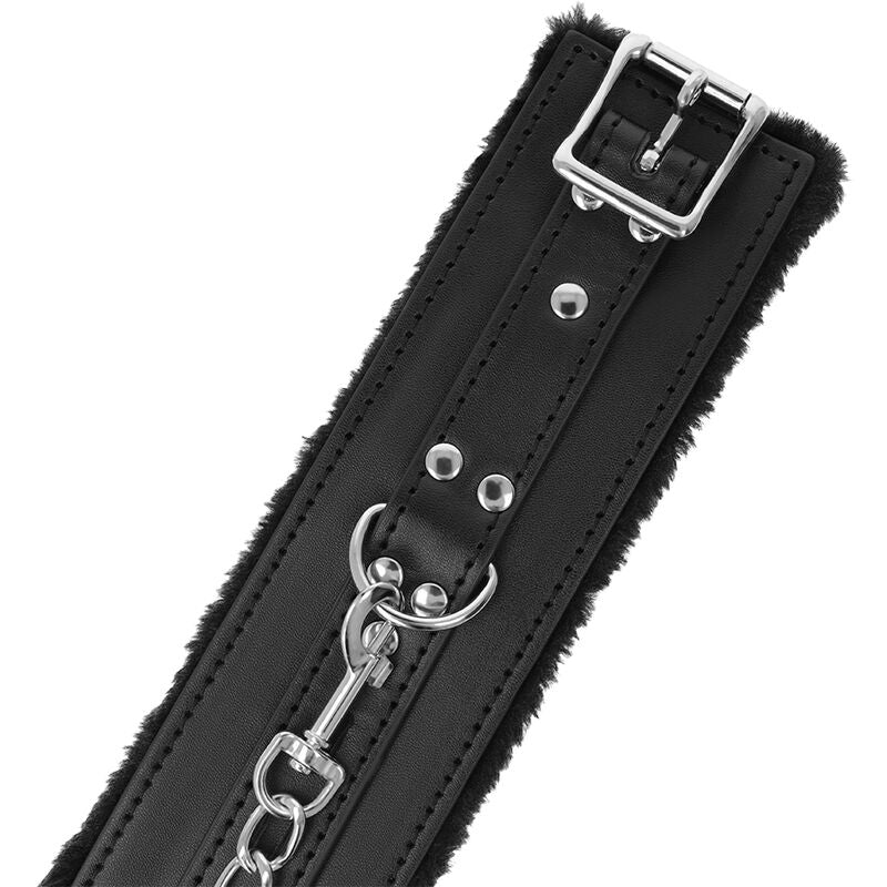 Darkness Schwarz Gefütterte Bdsm-handschellen