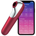 Satisfyer Dual Love Vibrator und Sauger mit Pulsierter Luft Rot