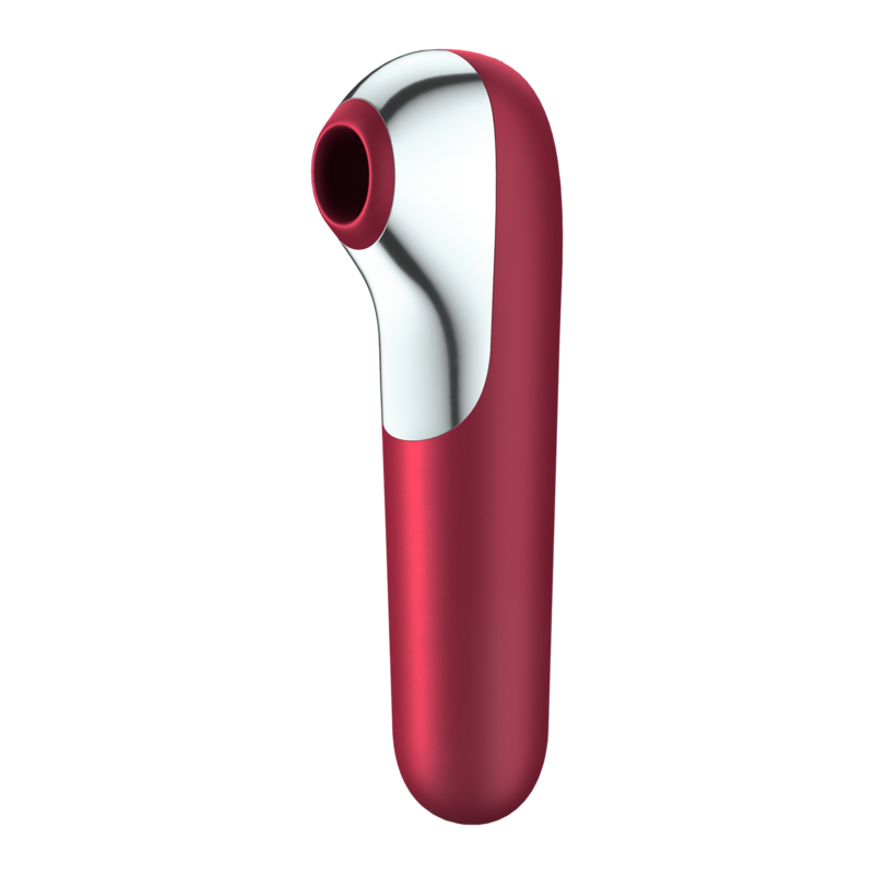 Satisfyer Dual Love Vibrator und Sauger mit Pulsierter Luft Rot