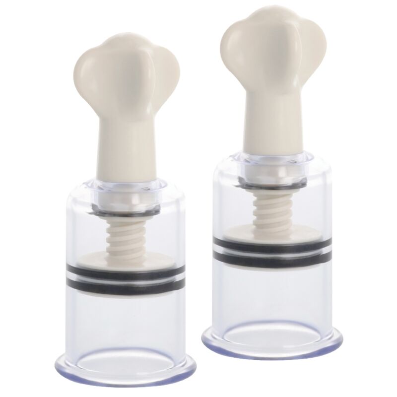 Darkness Transparente Nippelsauger – Ø 5 cm, 2er-Set