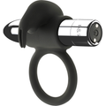 Black&Silver Burton Wiederaufladbarer Ring 10 Vibrationsmodi