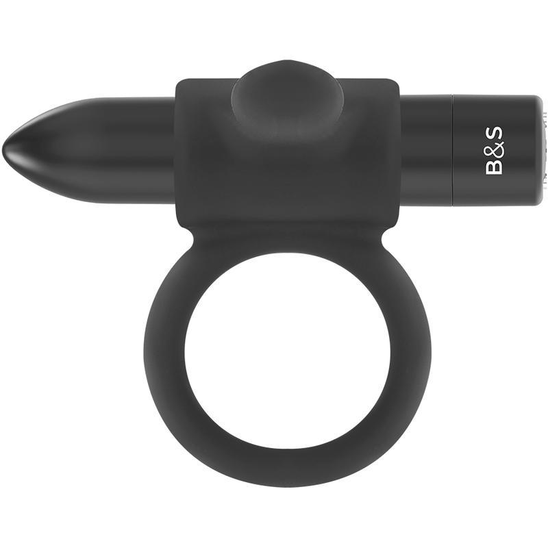 Black&Silver Cameron Schwarz Wiederaufladbarer Ring