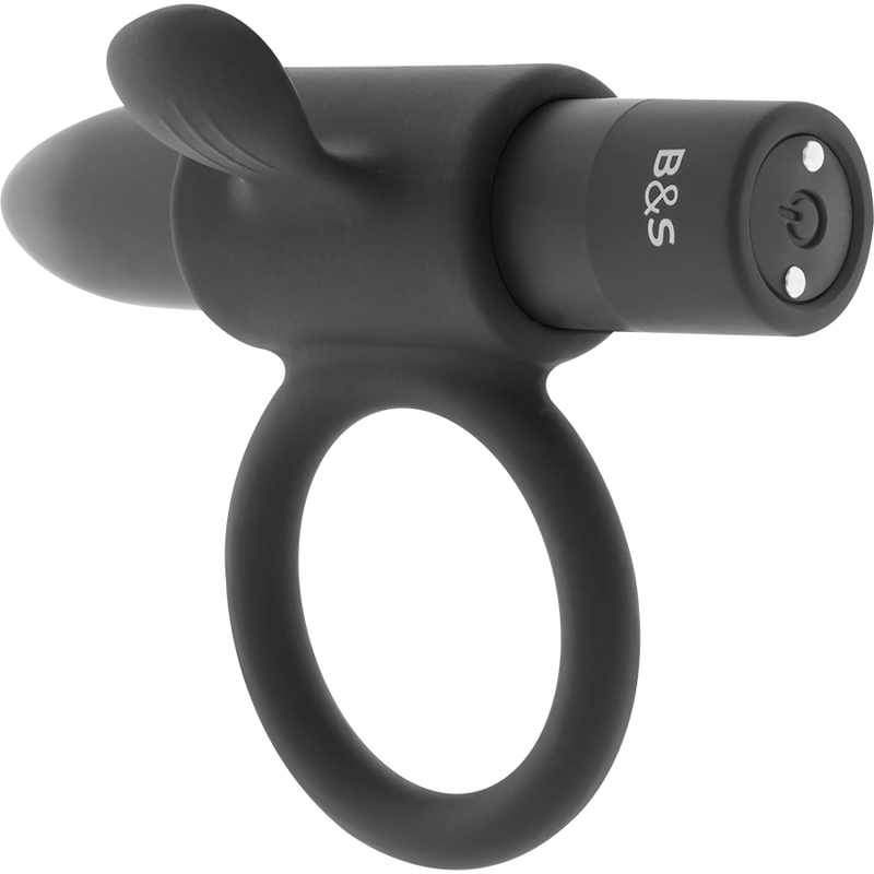 Black&Silver Cameron Schwarz Wiederaufladbarer Ring
