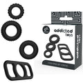Addicted Toys Cock Ring Set – 4 Penisringe, Silikon