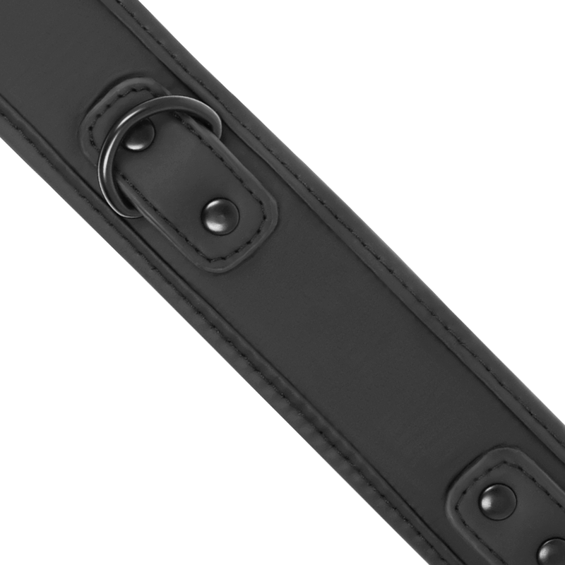 Fetish Submissive Halsband mit Kette Mit Neopren-Futter