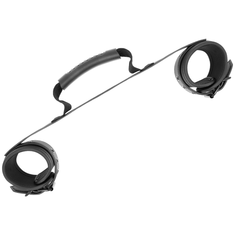 Fetish Submissive Handschellen Mit Neopren-Futter Und Griff