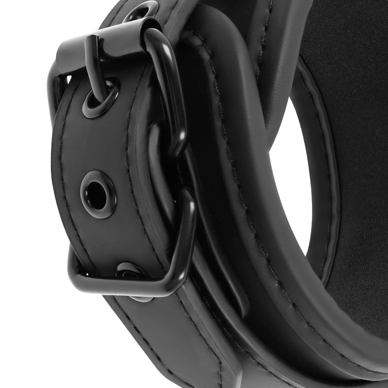 Fetish Submissive Handschellen Mit Neopren-Futter Und Griff