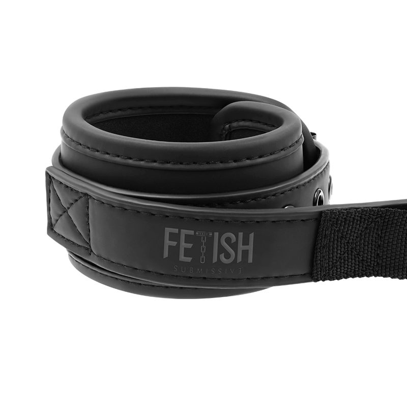 Fetish Submissive Handschellen Mit Neopren-Futter Und Griff