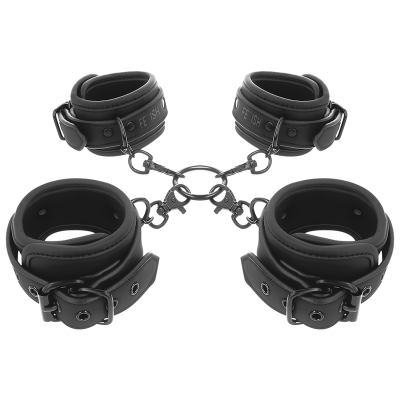 Fetish Submissive Hand- Und Knöchel-handschellen-set Mit...