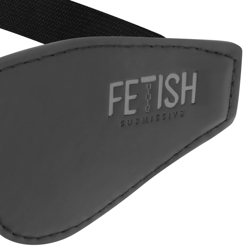 Fetish Submissive Vegane Ledermaske Mit Neopren-Futter
