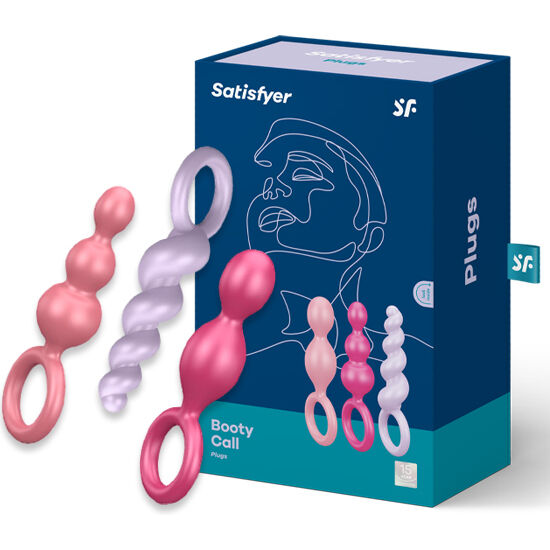 Satisfyer Plugs Analplugs Set 3 ST Tricolor
