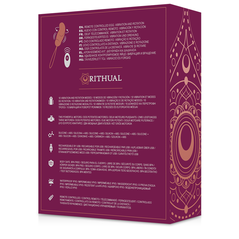 Rithual Esha Vibrations-Ei mit Fernbedienung – Rotation + Vibration
