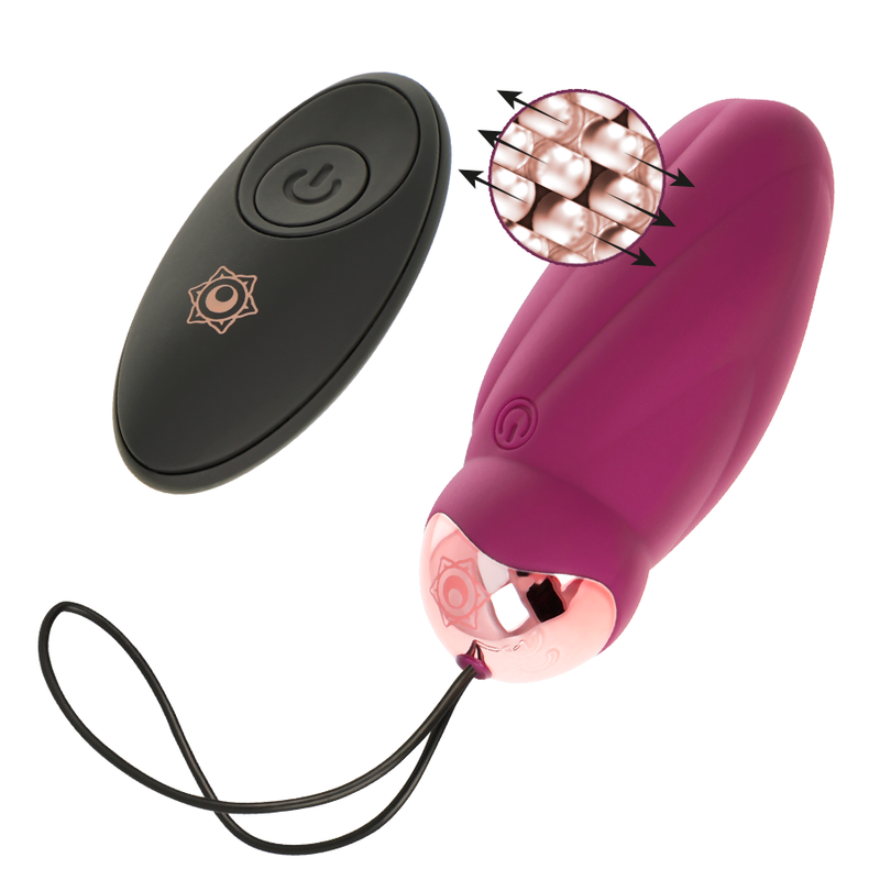 Rithual Sita Vibrations-Ei mit Fernbedienung – Perlendrehung