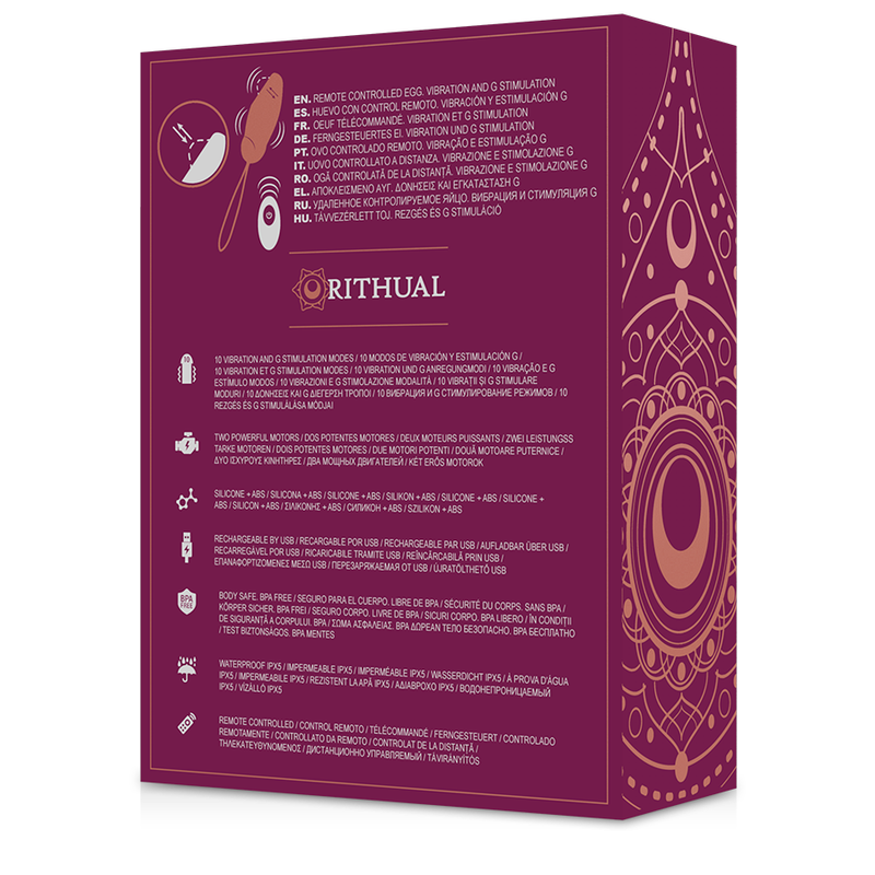 Rithual Priya Vibrations-Ei mit Fernbedienung – G-Punkt