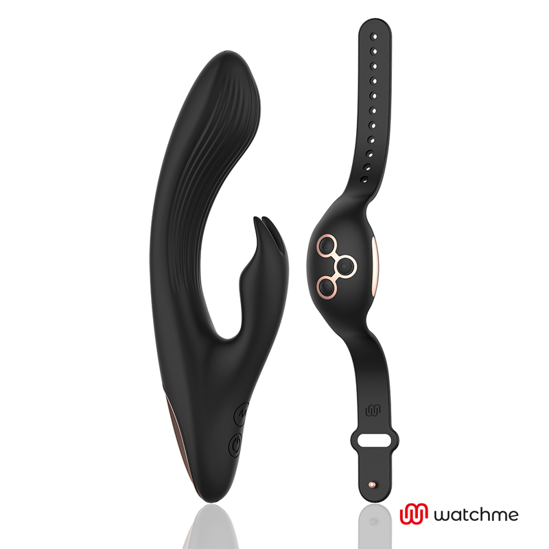 Anne's Desire Rabbit WatchMe Vibrator – schwarz/gold