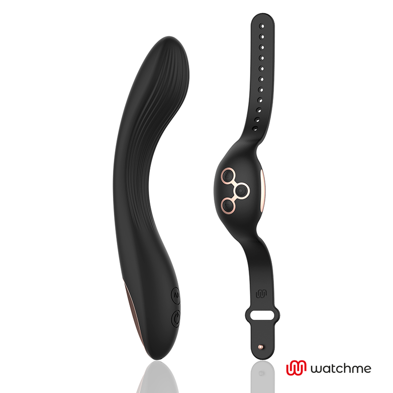 Anne's Desire Curve WatchMe Vibrator – schwarz/gold