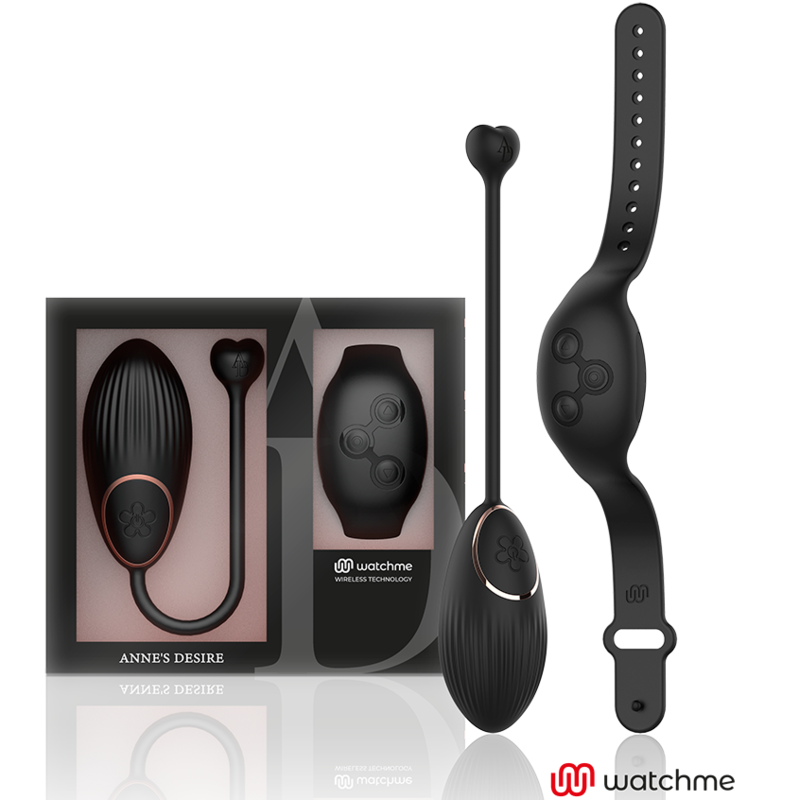 Anne's Desire Egg WatchMe Vibrations-Ei – schwarz