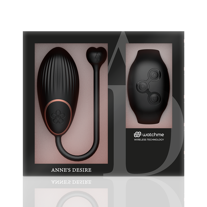 Anne's Desire Egg WatchMe Vibrations-Ei – schwarz