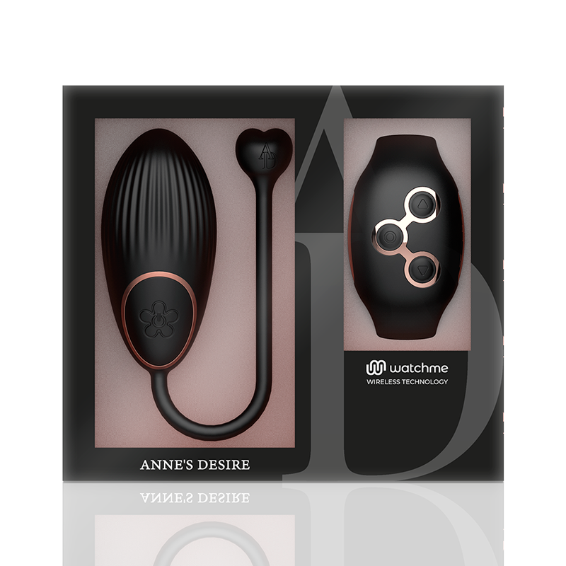 Anne's Desire Egg WatchMe Vibrations-Ei – schwarz/gold