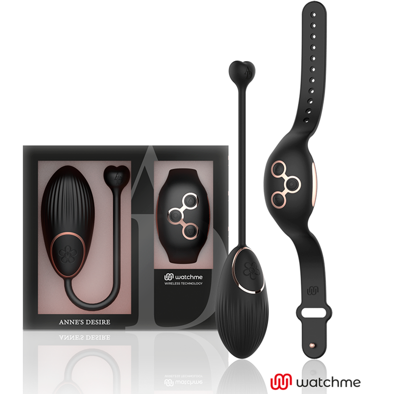 Anne's Desire Egg WatchMe Vibrations-Ei – schwarz/gold