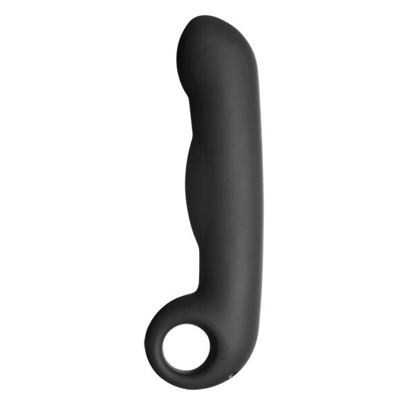 ElectraStim Ovid Silikon Schwarz Dildo