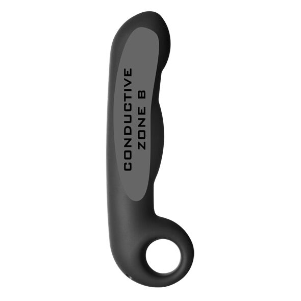 ElectraStim Ovid Silikon Schwarz Dildo