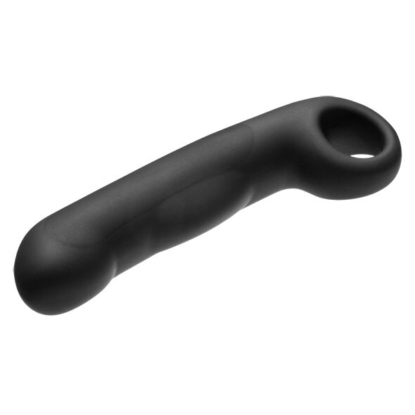 ElectraStim Ovid Silikon Schwarz Dildo