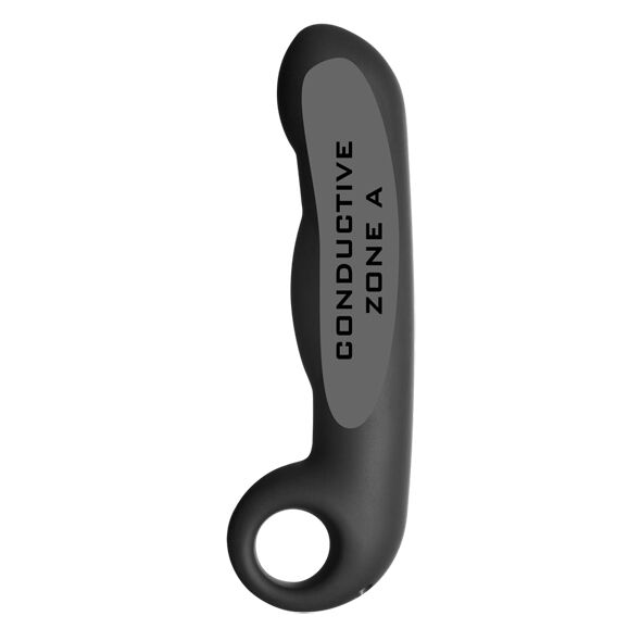 ElectraStim Ovid Silikon Schwarz Dildo