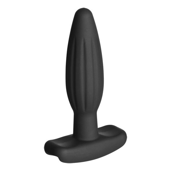 ElectraStim Silikon Schwarz Rocker Butt Plug Klein