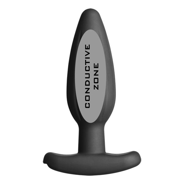 ElectraStim Silikon Schwarz Rocker Butt Plug Mittel