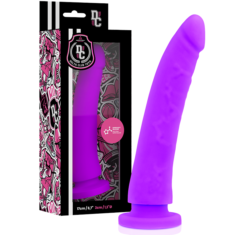 Deltaclub Delta Club - Toys Lila Dildo Medizinisches Silikon 17 CM...